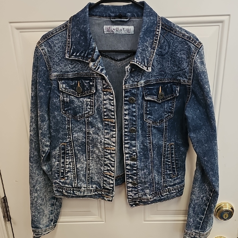 Blue, Jean, Jacket, Casual, Unisex, Stretch, Travel, Fancy, Summer, Night, Cute